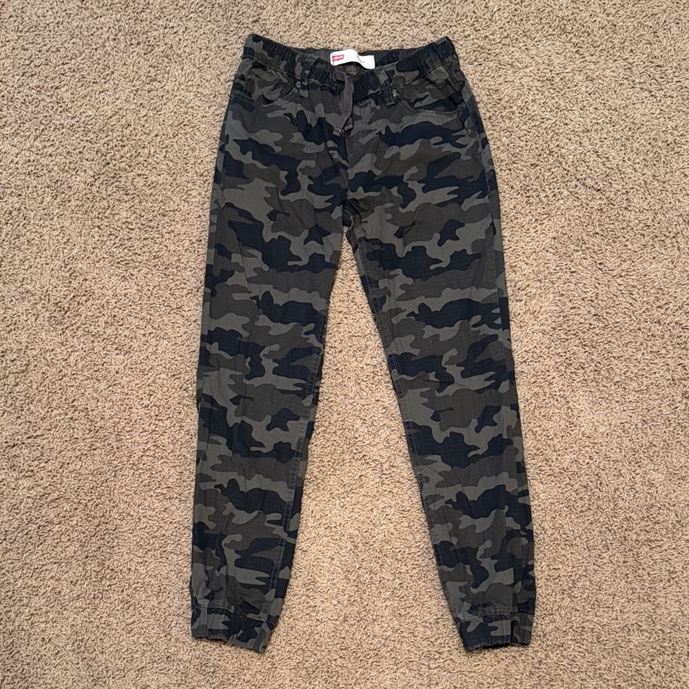 Levi's Kids Camouflage Joggers - camo